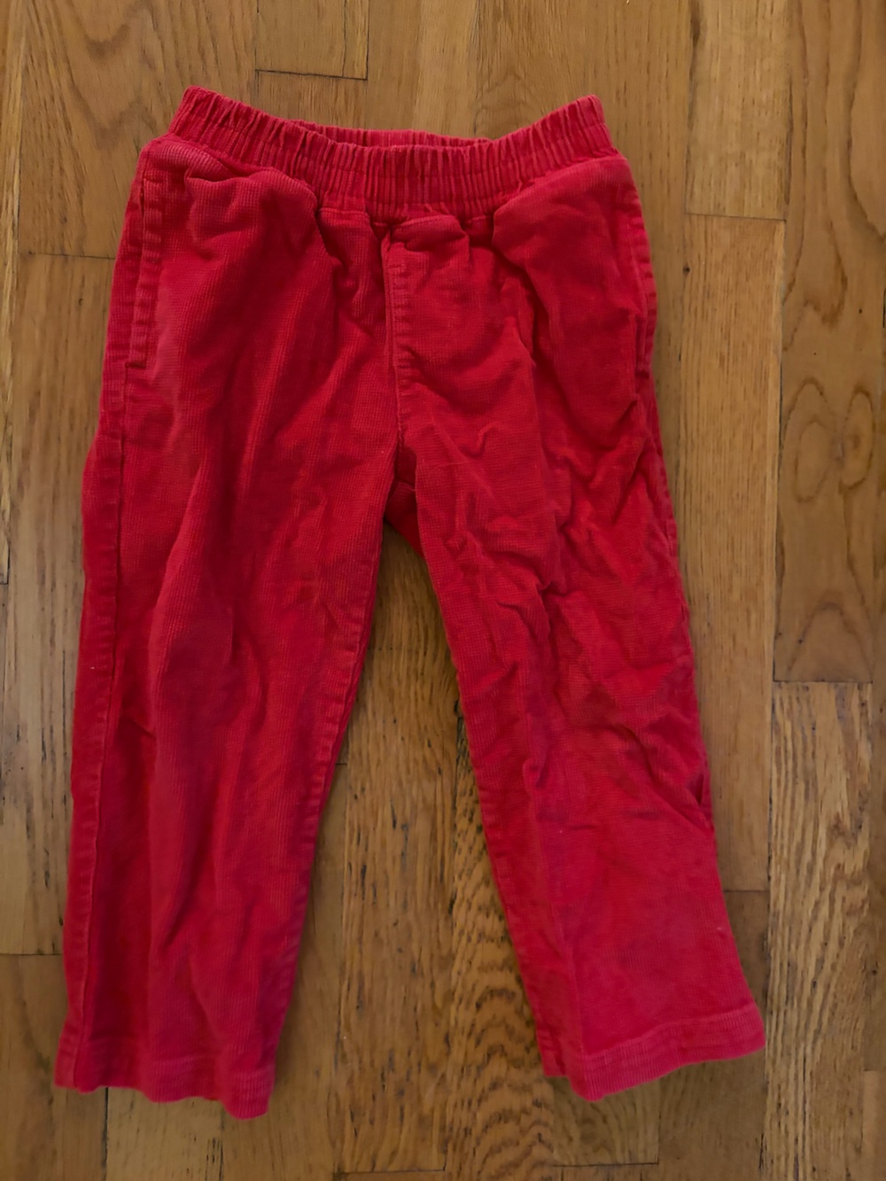 The Beaufort Bonnet Company Red Corduroy Children's Pants 3t